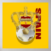 Los reyes de España del mundo del fútbol defienden Impresiones