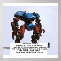 LOS ROBOTS DE OBAMA ESTÁN CLÍNICAMENTES MUERTO IMPRESIONES