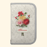 Los rosas románticos del vintage personalizaron al folios