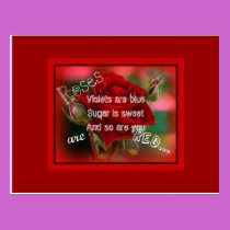 Los rosas son rojos… tarjetas postales