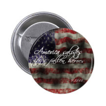 Los saludos de América tiene héroes caidos 9/11 B  Pins