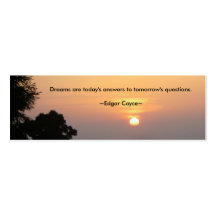 Los sueños son…./Señal Tarjeta Personal