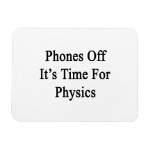 Los teléfonos de él son hora para la física imanes rectangulares