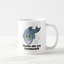 Los tiburones comieron mi preparación taza
