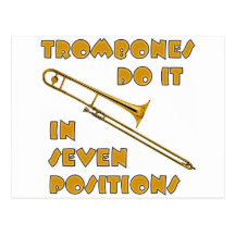 Los Trombones lo hacen en 7 posiciones Postales