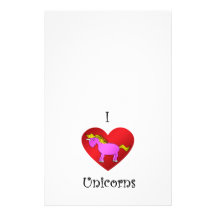 Los unicornios del corazón I en oro rosado oscuro  Papeleria De Diseño