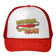 Los vegetarianos son gorra caliente del camionero