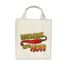 Los vegetarianos son tote caliente del ultramarino bolsa