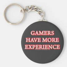 Los videojugadores tienen más experiencia llavero