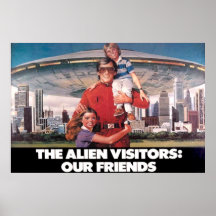 Los visitantes nuestros amigos 36" x 24" poster