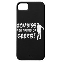 Los zombis tienen miedo de los regalos de los frik iPhone 5 Case-Mate coberturas