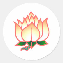 Lotos Buddha Lotus Sticker