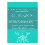 Lotus blanco invitaciones personalizada