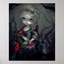 Loup-Garou: Lobo de la IMPRESIÓN del ARTE del colo Poster