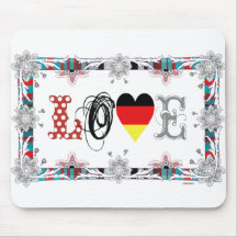 Love Germany Mauspad