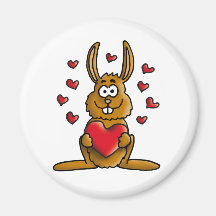 love rabbit magnets