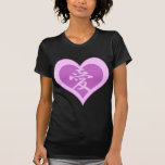 Loveheart hermoso camiseta