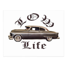 Lowrider bajo de Oldsmobile de la vida Tarjeta Postal