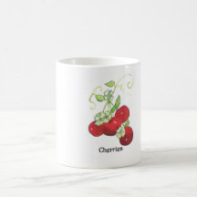 Lricciardi del logotipo de las cerezas taza