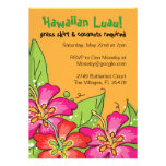 ¡Luau hawaiano! Invitaciones Anuncios Personalizados