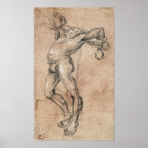 Lucas Cranach el dibujo más viejo del crucifijo Impresiones
