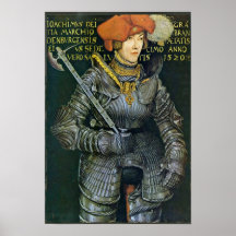 Lucas Cranach la anciano - Albrecht cardinal Poster