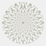 Lucero del alba - arte del fractal etiqueta