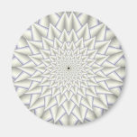 Lucero del alba - arte del fractal imán de frigorifico