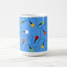 ¡Luces azules del fiesta de la taza!