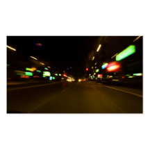 luces de la ciudad - movimiento borroso tarjetas de negocios
