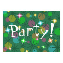 Luces de navidad "fiesta!" invitación