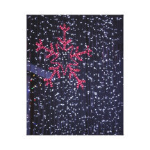 Luces de navidad lona envuelta para galerías