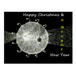 Luces de navidad postales