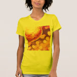 Luces de oro del tiempo del fiesta de disco camisetas