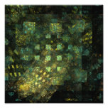 Luces en la impresión de la foto del arte abstract