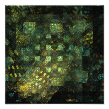 Luces en la impresión de la foto del arte abstract
