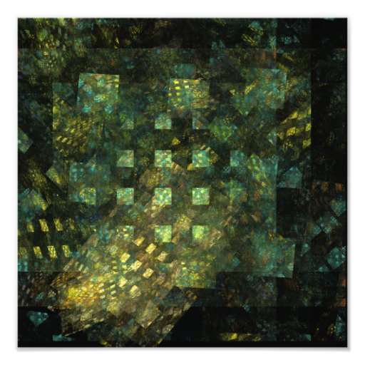 Luces en la impresión de la foto del arte abstract