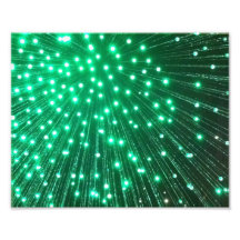 Luces verdes arte fotográfico