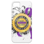 Lucha como un cáncer pancreático 39 del chica iPhone 5 Case-Mate cárcasas