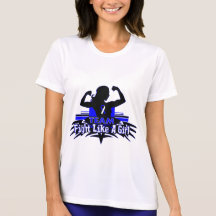 Lucha como un chica - ALS del equipo Camiseta