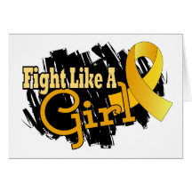 Lucha como un chica Neuroblastoma 17,8 Felicitación