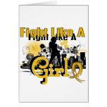 Lucha como un chica Neuroblastoma 30,8 Felicitacion