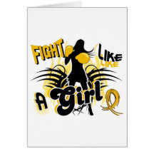 Lucha como un chica Neuroblastoma 35,8 Felicitacion