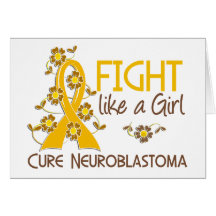 Lucha como un chica Neuroblastoma 38,82 Tarjeta