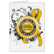 Lucha como un chica Neuroblastoma 39 Felicitación