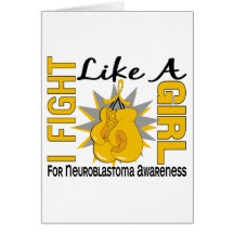 Lucha como un chica Neuroblastoma 8,5 Felicitacion