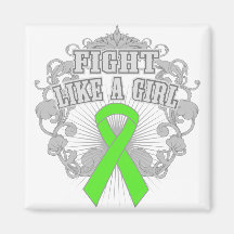 Lucha de la distrofia muscular como un chica Fleur Imán Para Frigorifico