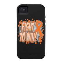 Lucha de la leucemia a ganar iPhone 4/4S fundas