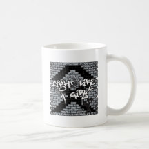 Lucha de la pared de la pintada del cáncer de piel tazas