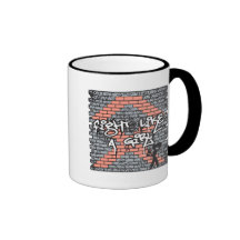 Lucha de la pared de la pintada del cáncer endomet taza